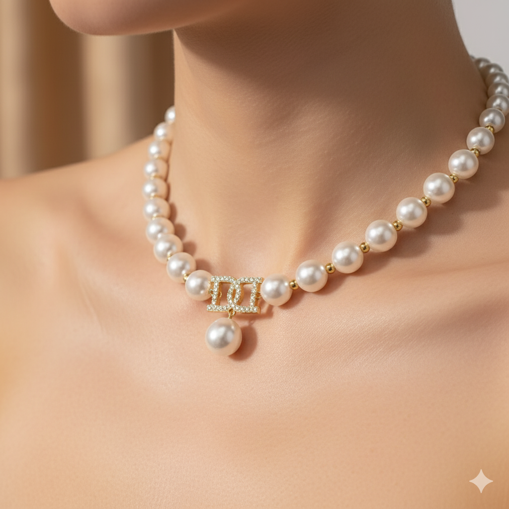 Elegant Pearls Necklace