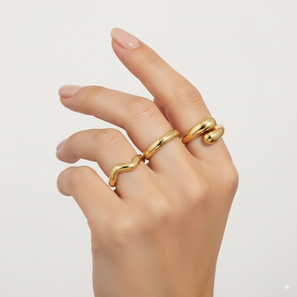 Flow Wave Ring