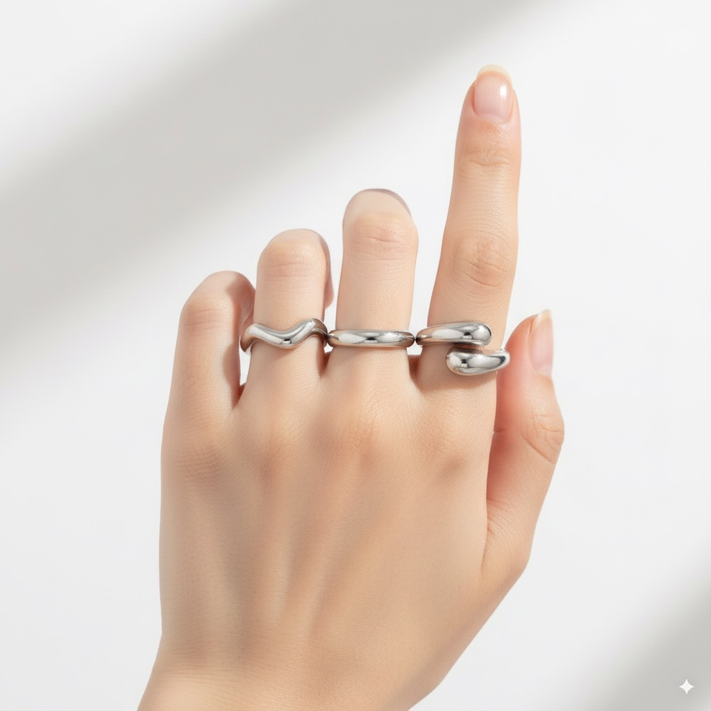 Flow Wave Ring